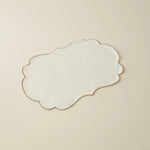 Karaca Home Pera 6-Piece American Placemat, 32x48cm, Gold