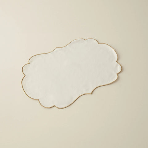 Karaca Home Pera 6-Piece American Placemat, 32x48cm, Gold