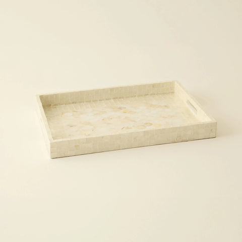 Karaca Home Carrie Decorative Tray, 45cm, Beige