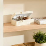 Karaca Home Carrie Decorative Box, 25x12x8,5cm, White