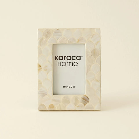 Karaca Home Carrie Photo Frame, 22cm, White