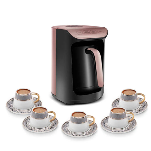 Karaca Hatır Köz Milky Turkish Coffee Maker, 535W, Rose Gold