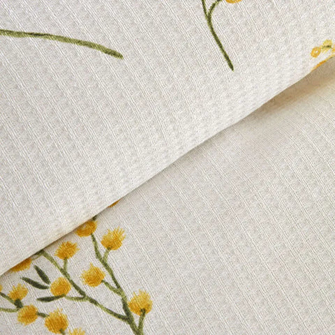 Karaca Loretta 100% Cotton Bedding Set, Single, Yellow