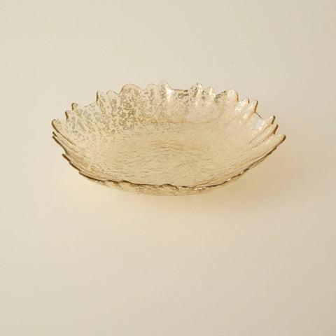 Karaca Home Jolie Decorative Plate, 33cm, Gold