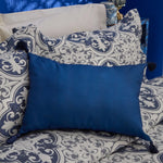 Karaca Home Rosario Tasselled Filled Cushion 35x50 cm, Navy