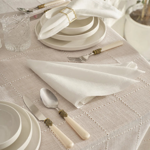 Karaca Home Lalisa 2-Piece Care-Free Napkin, 45x45cm, White