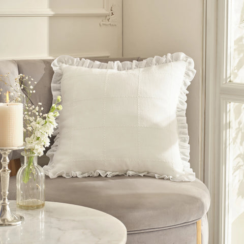 Karaca Home Lalisa Filled Cushion 45x45 cm, White