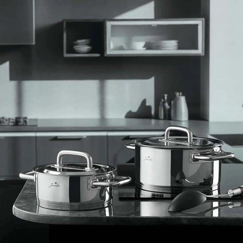 Jumbo Metalix 8-Piece Stainless Steel Induction Cookware Set, Silver