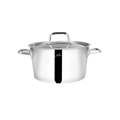 Jumbo Felix 8-Piece Stainless Steel Induction Cookware Set, Silver