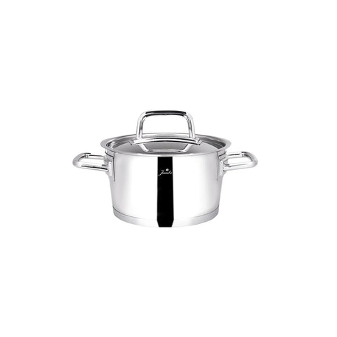 Jumbo Felix 8-Piece Stainless Steel Induction Cookware Set, Silver