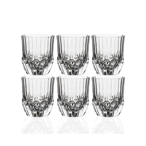Rcr Adagio 6-Piece Whisky Glass Set, 350ml, Clear
