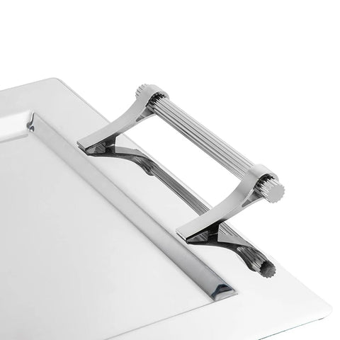 Jumbo Timeless Camino Stainless Steel Tray, 34,5x50cm, Chrome