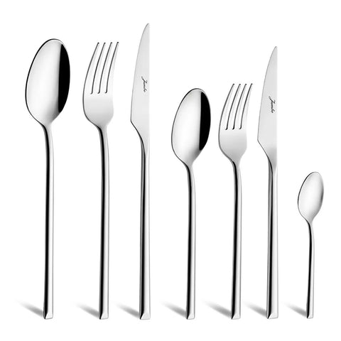 Jumbo 2006 84-Piece Stainless Steel Cutlery Set, Silver