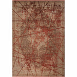 Kasmir Rugs Viskon Limited Serene Rug, 160cmx230cm, Terra Cota