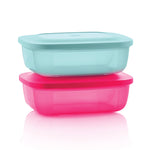 Tupperware 2 Piece Plastic Fridge Storage Containers, 500ml, Multi