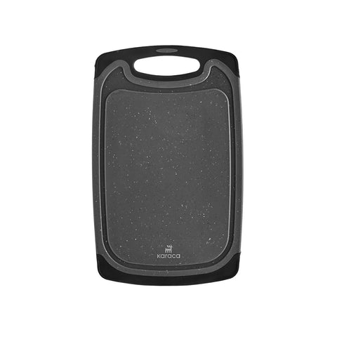 Karaca Daily 2-Piece Granite-Patterned Daily Chopping Board Set, Grey