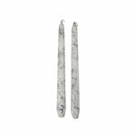 Karaca Home Marble 2-Piece Candle, 2cmx23cm, White