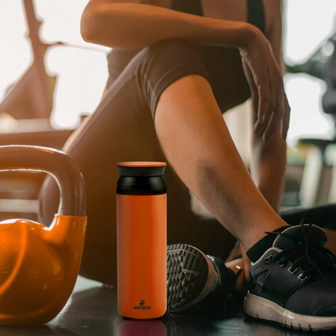 Karaca Rainbow Leak-Proof Stainless Steel Flask, 500ml, Orange