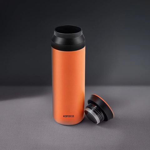 Karaca Rainbow Leak-Proof Stainless Steel Flask, 500ml, Orange