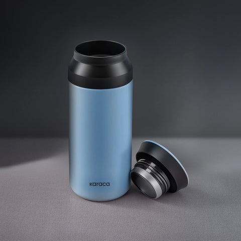 Karaca Rainbow Leak-Proof Stainless Steel Flask, 350ml, Blue