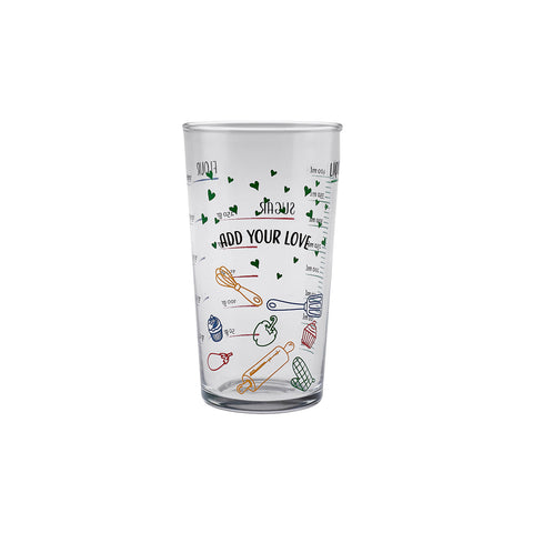 Karaca Carme Measuring Glass, 550ml, Green