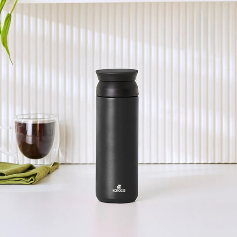 Karaca Rainbow Leak-Proof Stainless Steel Flask, 500ml, Black