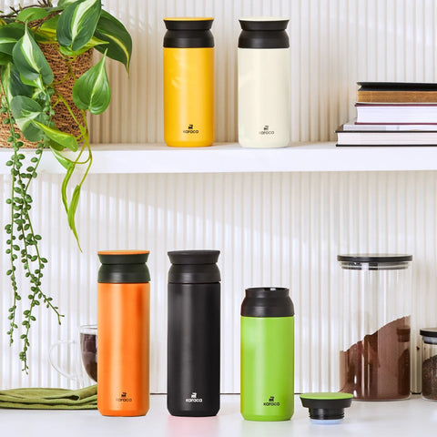 Karaca Rainbow Leak-Proof Stainless Steel Flask, 500ml, Black