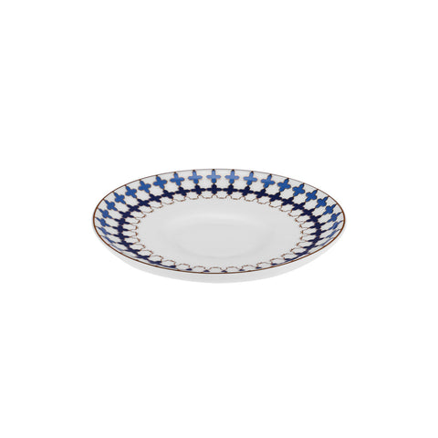Karaca x Refika'dan Tatlıcan Porcelain Tea Plate, Blue White