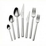 Karaca Sedir 84-Piece Stainless Steel Cutlery Set for 12 People, Silver