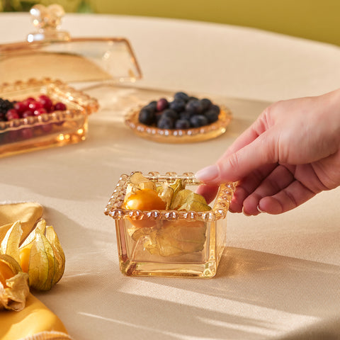 Karaca Glory Snack Bowl, 8cm, Amber