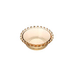 Karaca Glory Glass Snack Bowl, 11cm, Amber
