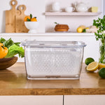 Karaca Citrus Vegetable / Fruit Storage Container, XL, White