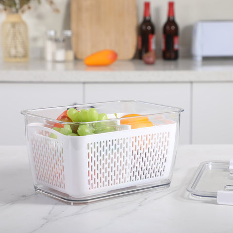 Karaca Citrus Vegetable / Fruit Storage Container, XL, White
