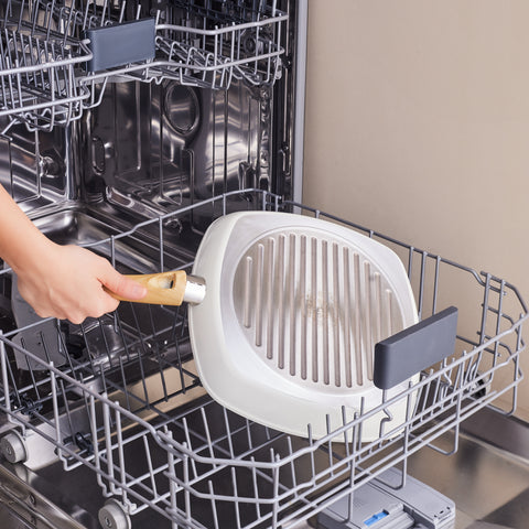 Karaca Swiss Crystal Non-Stick Induction Induction Griddle Pan, 28cm, Creamy