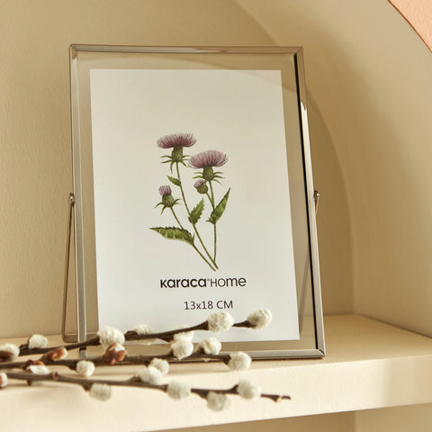 Karaca Home Magic Photo Frame, 15x20 cm, Silver