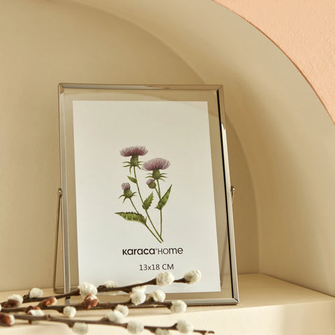 Karaca Home Magic Photo Frame, 15x20 cm, Silver