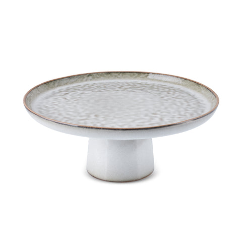 Karaca Rixton Ceramic Cake Stand, 30,5cm, Beige