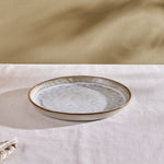 Karaca Rixton Ceramic Side Plate, 22cm, Beige
