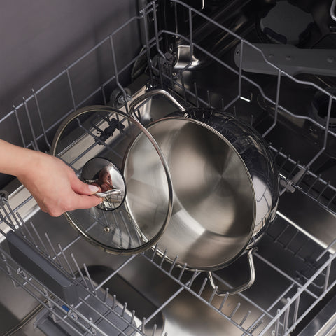 Karaca Emirgan Stainless Steel Stockpot with Lid, 22cm, Silver