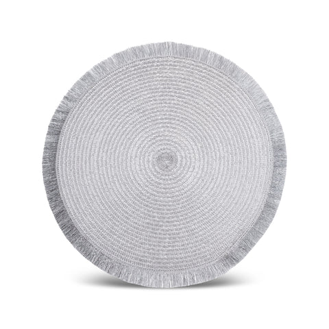 Karaca Ravlen Placemat, 2 Piece, 38cm, Silver