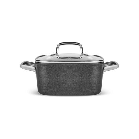 Karaca BioDiamond Quattro 8-Piece Non-Stick Induction Cookware Set, Black