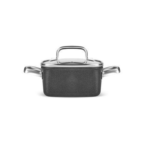 Karaca BioDiamond Quattro 8-Piece Non-Stick Induction Cookware Set, Black