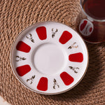 Karaca Bergamot Ceramic Saucer, 12cm, White