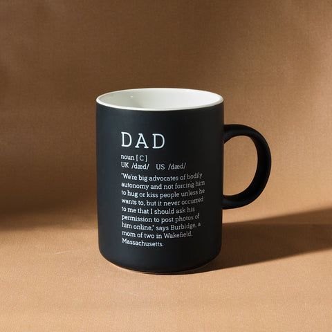 Karaca Tomris Dad Mug, 370 ml, Black