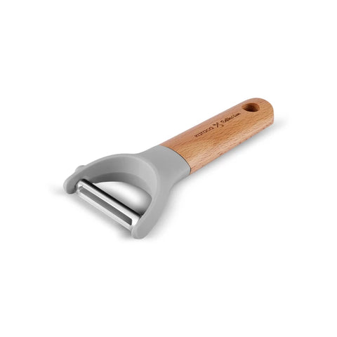 Karaca x Refika Side Peeler with Wooden Handle, Gray