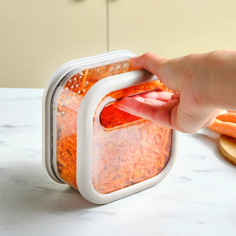 Karaca x Refika Grater with Storage Container, 500ml, Gray