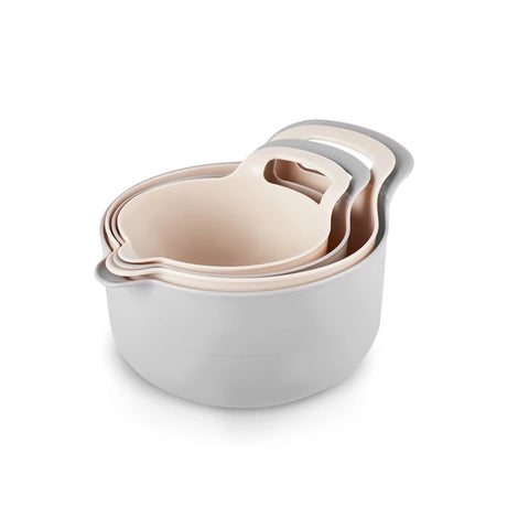 Karaca x Refika 4-Piece Mixing Bowl Set, Gray