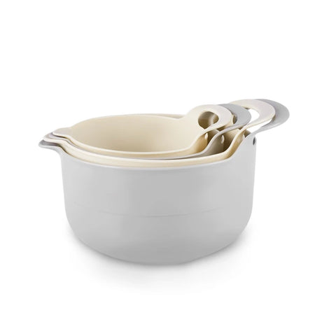 Karaca x Refika 4-Piece Mixing Bowl Set, Gray