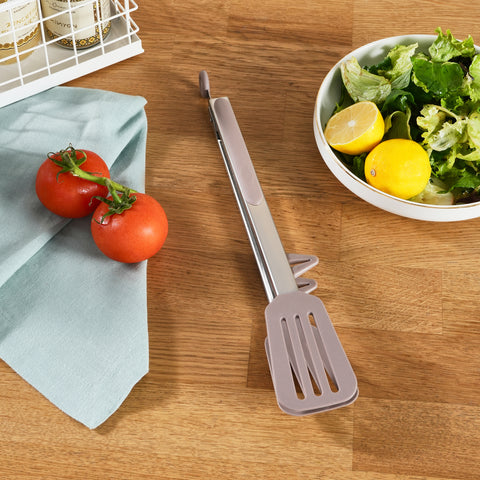 Crick Crack Harmony Silicone-Tipped Steel Kitchen Tongs