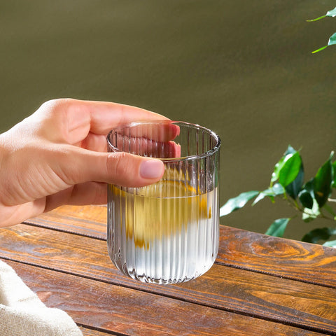 Karaca Zenith Tumbler Glass, 250ml, Grey